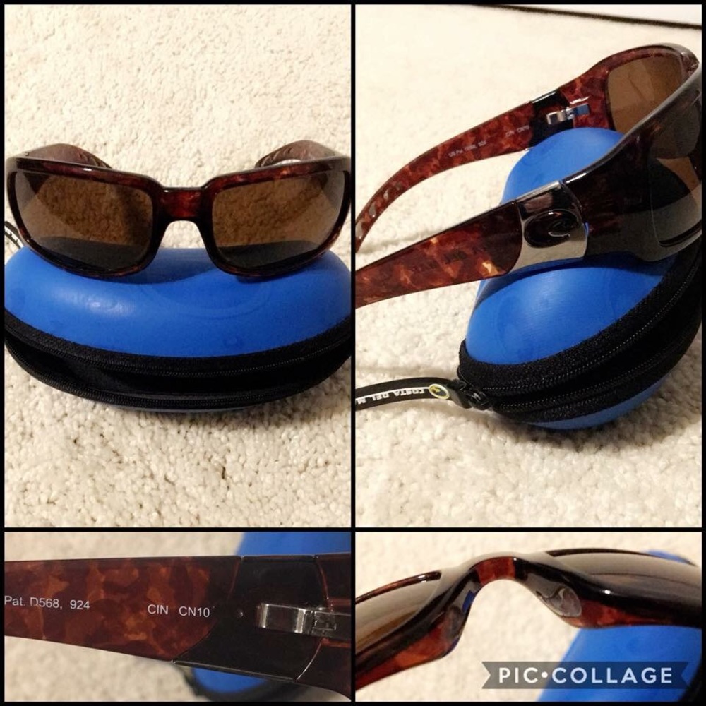 Costa Del Mar Cin tortoise sunglasses
